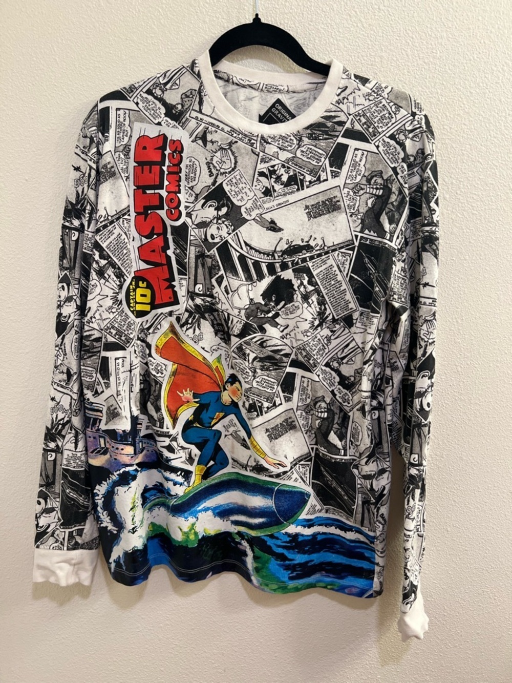 Original Gravity Master Comics Long Sleeve Tee Medium